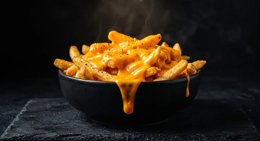 CHEDDAR CRUNCH FRIES